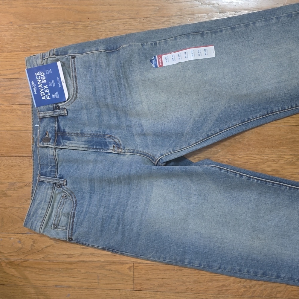 ARIZONA JEAN CO MENS ADVANCE FLEX 360° ATHLETIC FLEX BLUE JEANS 30x32